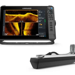 Lowrance HDS PRO 12 with ActiveTarget 2 Live Sonar Bundle — 12" SolarMAX HD Chartplotter + Real-Time Live Sonar System