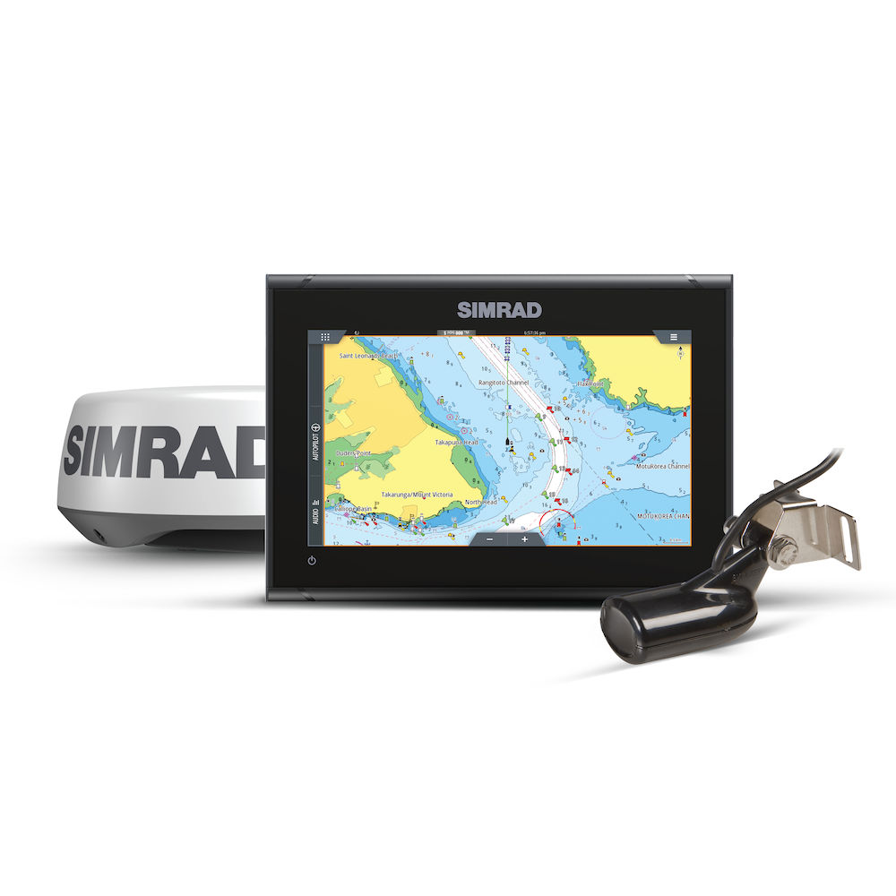 Simrad GO9 XSE with C-MAP Discover Charts and Active Imaging Transducer