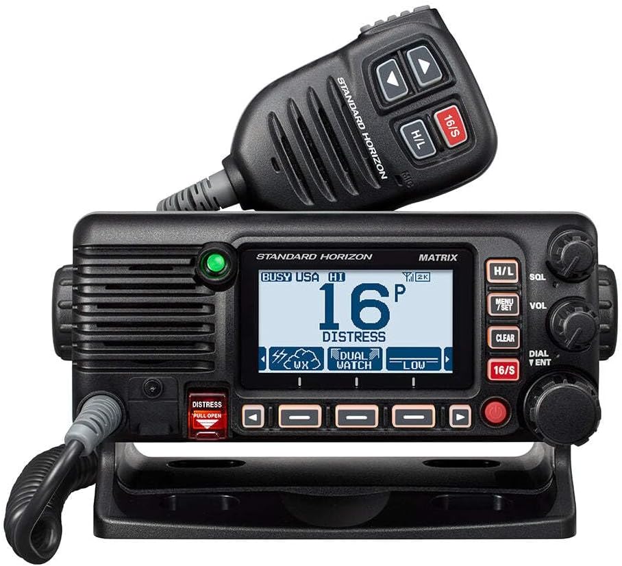 Standard Horizon GX2400 Matrix AIS Fixed Mount VHF Radio - 25W, DSC, GPS, AIS Receive