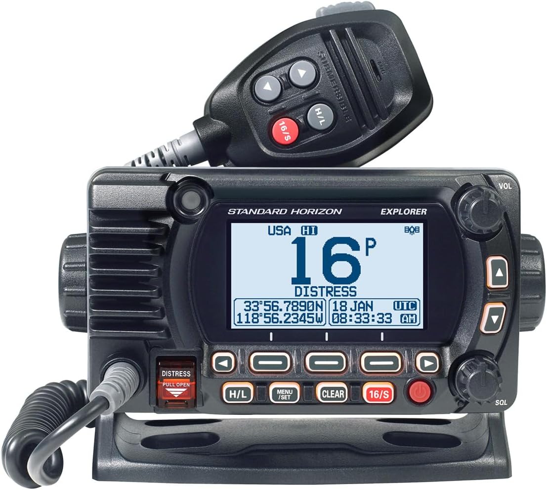 Standard Horizon GX1850 Fixed Mount VHF Radio - GPS, DSC, AIS Receive, NMEA 2000