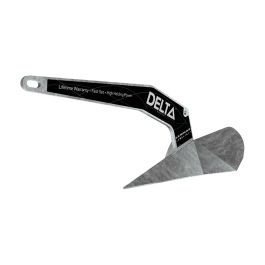 Lewmar Delta Fixed Anchor - 22 lb Galvanized Steel for Boats 30-40ft