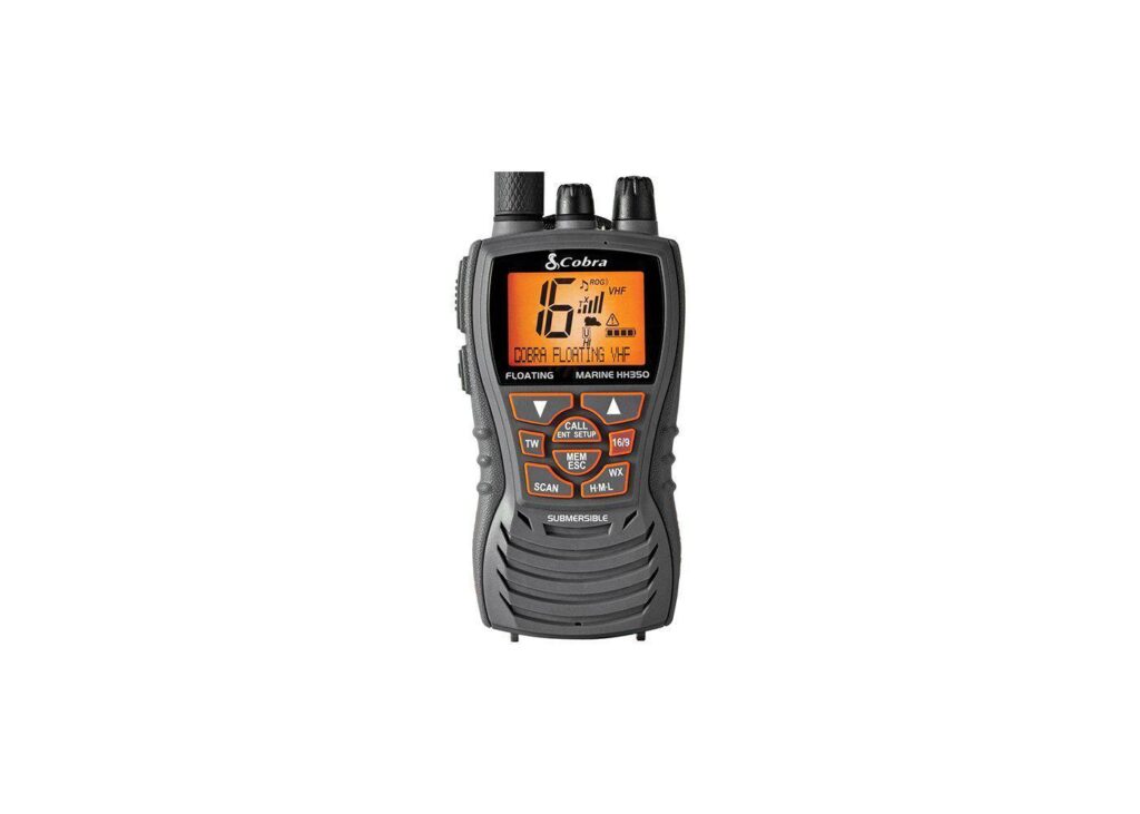 Cobra MR HH350 FLT Floating Handheld VHF Marine Radio