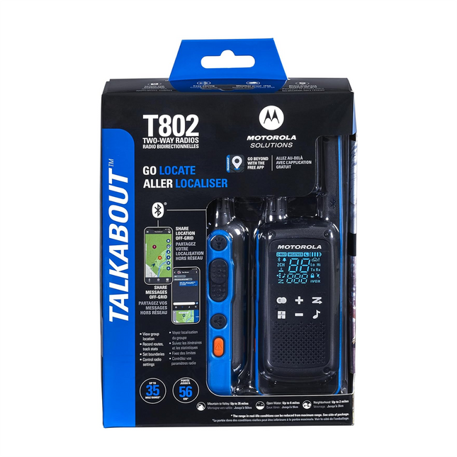 Motorola TALKABOUT T802 Two-Way Radio (2-Pack)